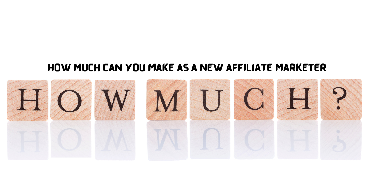 How much can you make as a new affiliate marketer
